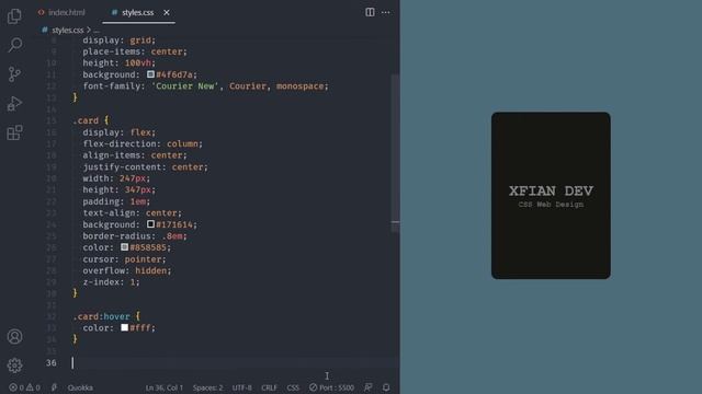 #3 CREATE CARD HOVER EFFECT ANIMATION with PURE CSS смотреть онлайн