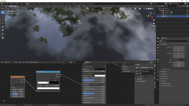 Realistic Wet Ground Texture in Blender - Eevee & Cycles | Blender 2.8 Tutorial | Beginners смотреть онлайн
