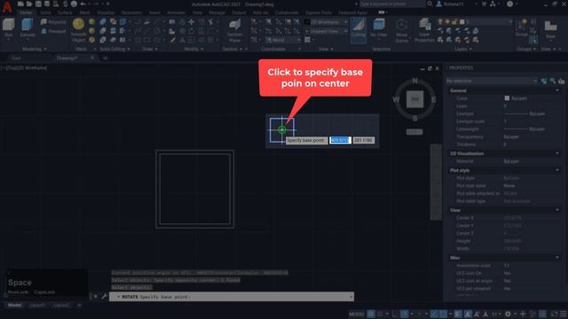 [PART 7] AutoCAD 2021 Modify Move And Rotate Essential Training For Beginner смотреть онлайн