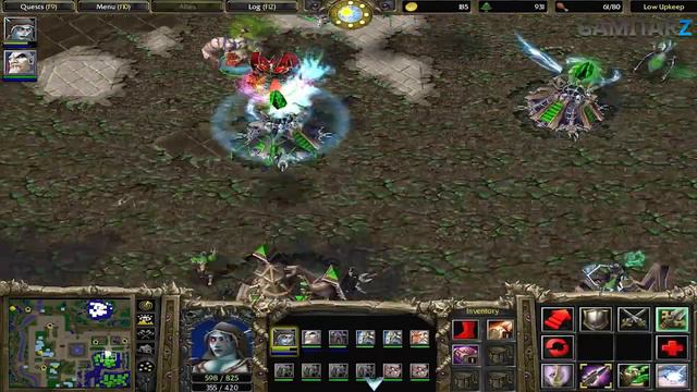 Warcraft 3: The Frozen Throne - Scourge Campaign - Chapter #5 - Dreadlord's Fall смотреть онлайн