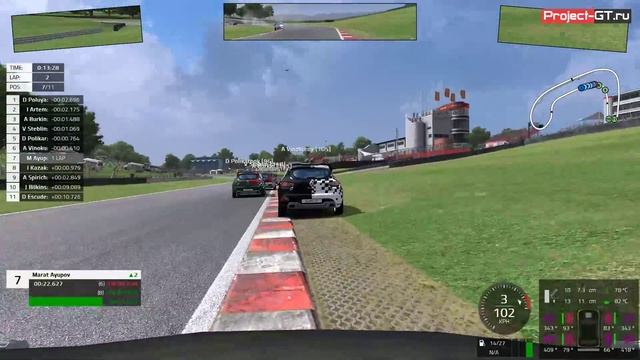 Automobilista - PGT/AMSU Clio Cuo UK 2018 - R01 Brands Hatch смотреть онлайн