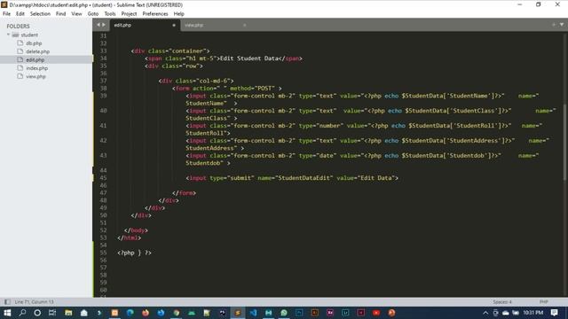 Web Development | PHP | Class 4 - Update & Edit Data | Bangla Tutorial 2021 смотреть онлайн