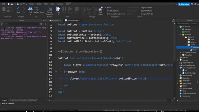 How to make a game like Button Simulator | Setting Up | Roblox Studio [P1] смотреть онлайн
