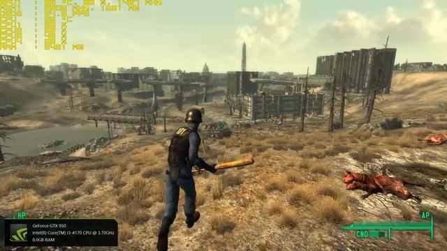 Fallout 3 - i3 4170 / GTX 950 4K смотреть онлайн