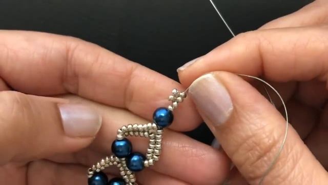 Lovely Hearts Bracelet. DIY Beaded Bracelet. How To Make Beaded Bracelet ?