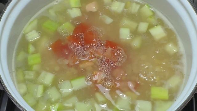 Суп пюре из Чечевицы и Кабачков ! Диетический рецепт Полезный рецепт постного, вегетарианского суп смотреть онлайн