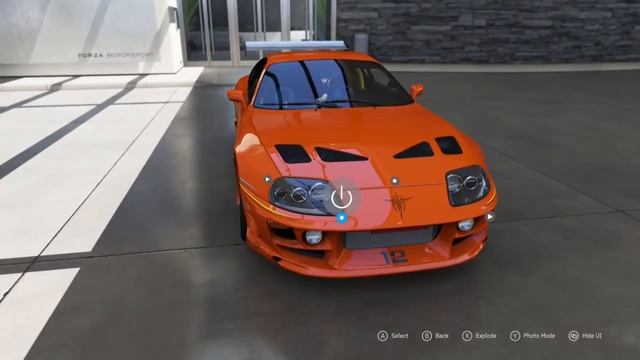 Forza 6 - 1995 Toyota Supra Fast 'N' Furious Edition Full Forzavista Showcase смотреть онлайн