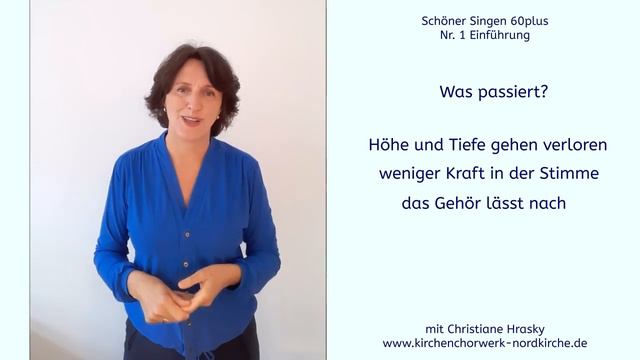 Schöner Singen 60plus - Nr. 1 Einführung - Was passiert mit meiner Stimme, wenn ich älter werde? смотреть онлайн