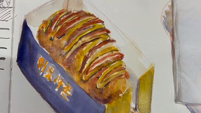 Sketching at Korean Emart24 Convenience Store смотреть онлайн