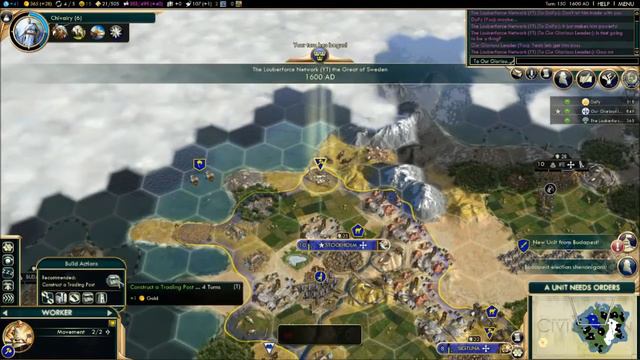 Civilization 5: Multiplayer - Sweden (#7) (W/ Thee Optimates) смотреть онлайн