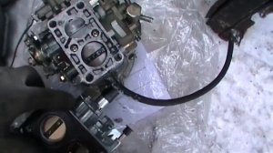 Устанавливаем на ЗМЗ 406, карбюратор 21041-1107010-10.  Соболь 4х4