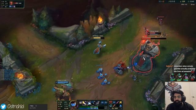 Ostrich - First Ranked Game With Pulsefire Lucian & I'm vs Nightblue3 смотреть онлайн