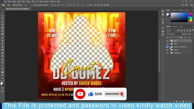 20+ Party Club Flyers Design In Photoshop Tutorial-Graphics Wonderland смотреть онлайн