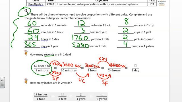 Pre Algebra CO43 3/22/21...Unit Conversions смотреть онлайн