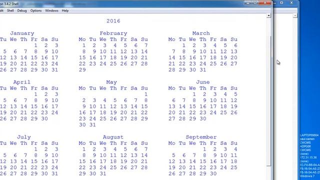 How to Create a Calendar in Python смотреть онлайн