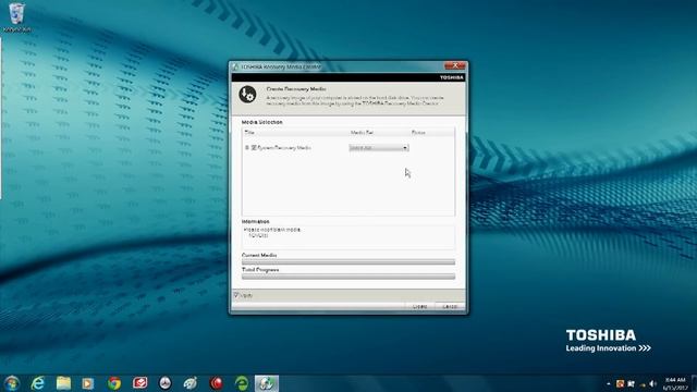 Toshiba How-To: Create System Recovery Media on a USB Flash Drive смотреть онлайн