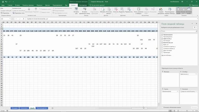 Как объединить данные сводной таблицы Excel смотреть онлайн