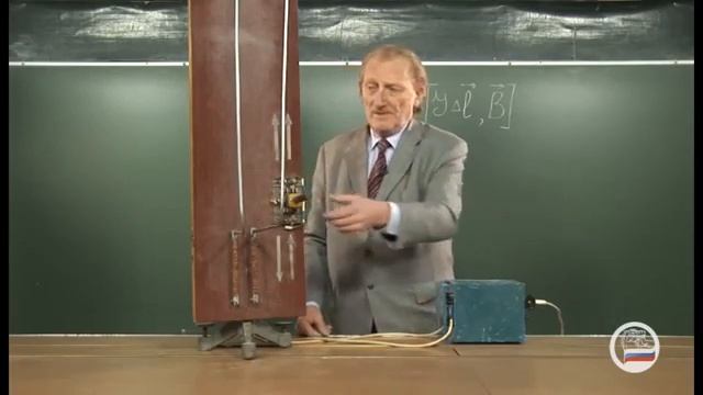 Взаимодействие параллельных токов смотреть онлайн
