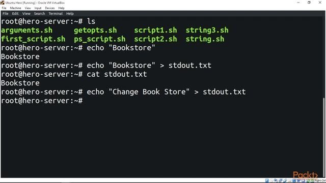 Linux Shell Scripting: Automating Command Line Tasks: Standard Input and Output | packtpub.com смотреть онлайн