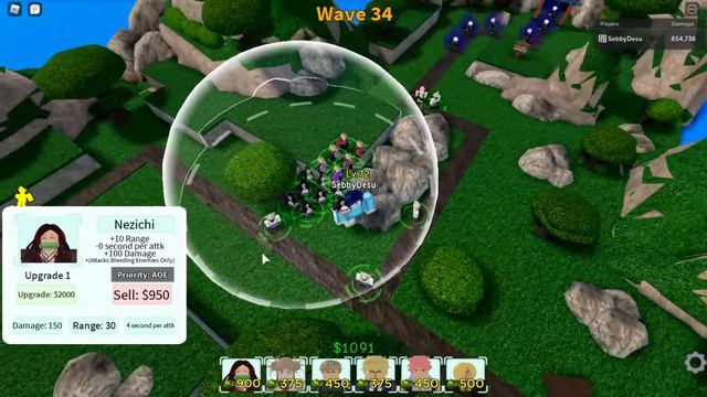 Wave 40 with only 4 Stars Level 1 | All Stars Tower Defense смотреть онлайн
