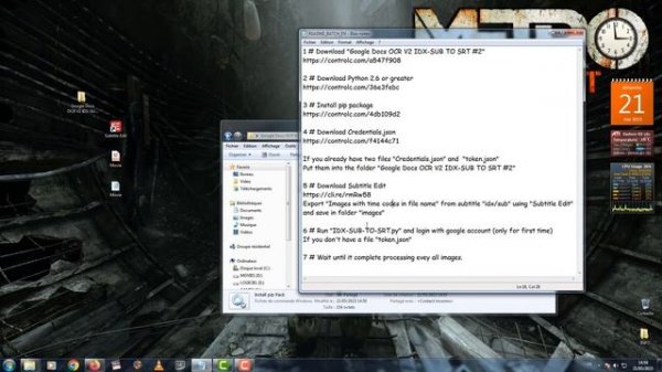 Google Docs OCR V2 l Convert IDX/SUB To Srt METHOD #2