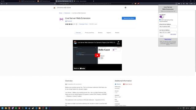 How to: PHP live preview with VS Code - Windows смотреть онлайн