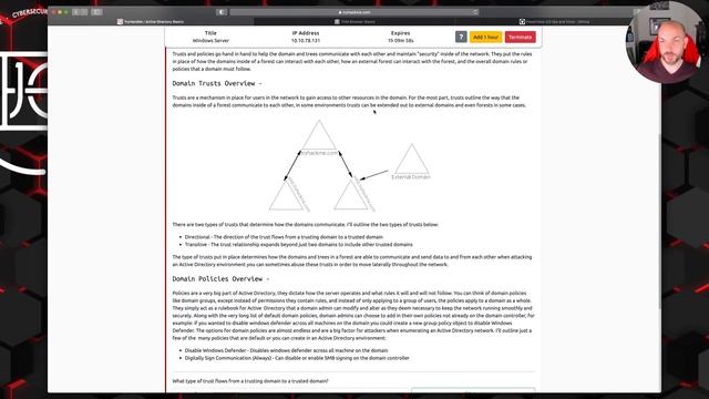 Understanding Active Directory Basics | TryHackMe Pentest+ Windows Lab смотреть онлайн