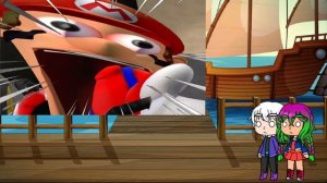 Gacha Reacts (OCs)– Mario reacts to Nintendo Memes 5 by @SMG4