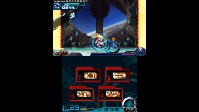 Azure Striker: Gunvolt-Striker Pack (3DS) Part 11 Mission: Stratosphere Walkthrough смотреть онлайн