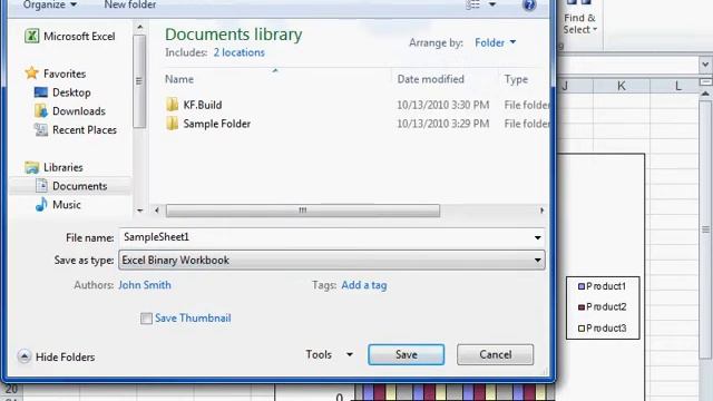 Save a Workbook in Another File Format - Excel 2010 смотреть онлайн