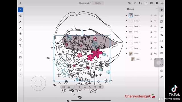 TikTok Top Illustration Illustrator* Photoshop*Zeichnen am Computer ??❤️? смотреть онлайн