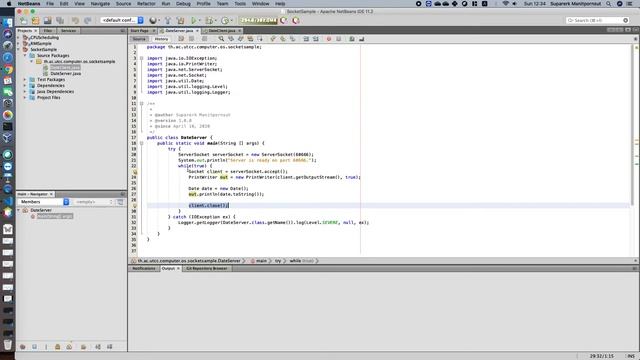 Chapter 3: IPC Demo - Java Socket Sample смотреть онлайн