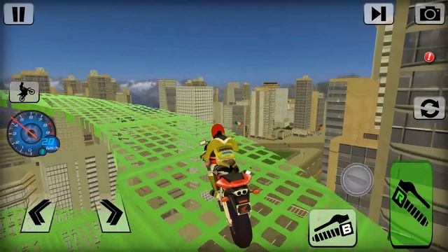 Bike Impossible Tracks Race 3D - Motorcycle Stunts - New Bike Unlocked Android Gameplay смотреть онлайн
