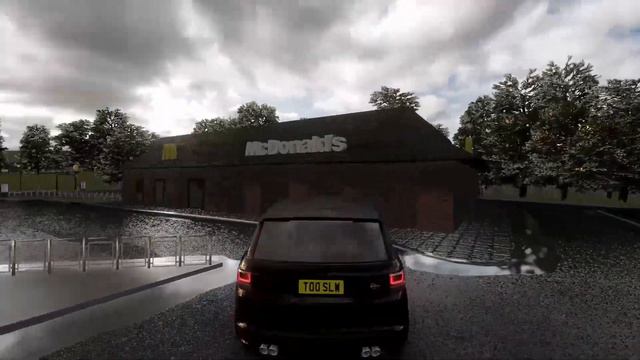 STAGE 3 RANGE ROVER SPORT SVR GOING UK MCDONALDS & DOWN ROADS!