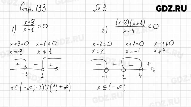 Упражнения, страница 133 № 1-4 - Алгебра 9 класс Мерзляк смотреть онлайн