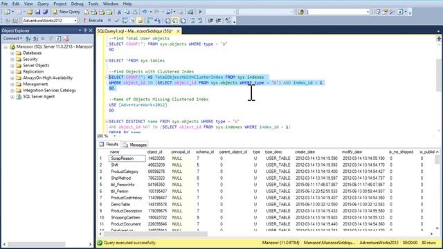 Find Tables Missing Clustered Index in SQL Server [HD] смотреть онлайн
