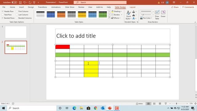 How to Format a Table in Power Point - Office 365 смотреть онлайн