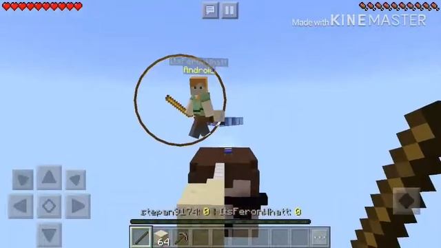 Играем в майнкрафт на сервере stick duel смотреть онлайн