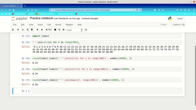 Timeit module in Python смотреть онлайн