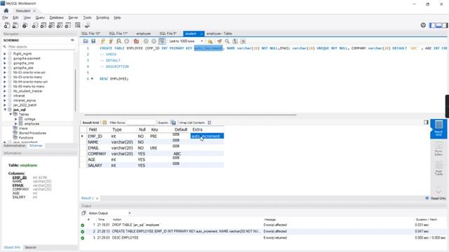 5.DBMS and SQL (Check ,Default ,Unique ,Where Condition ,Description ,Alter Command) смотреть онлайн
