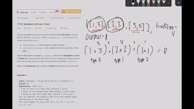 Leetcode 1710 - Maximum Units on a Truck Solution (Python) смотреть онлайн