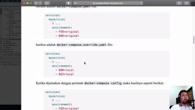 09.o - Multiple compose files to add override attributes | Belajar Docker смотреть онлайн