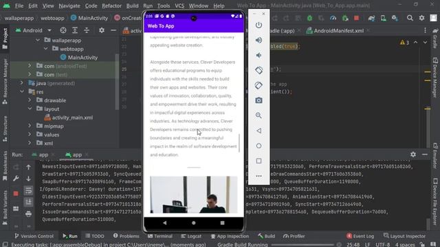 How to Convert a Website to an App using ChatGPT in Android Studio смотреть онлайн