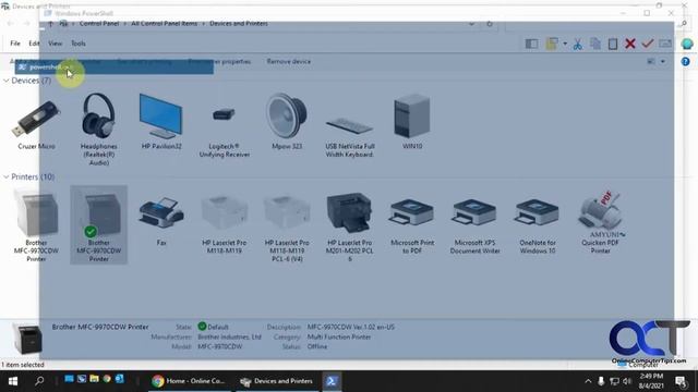 Show a Listing of Your Networked Printers and Their IP Addresses and Ports Via the Command Line смотреть онлайн