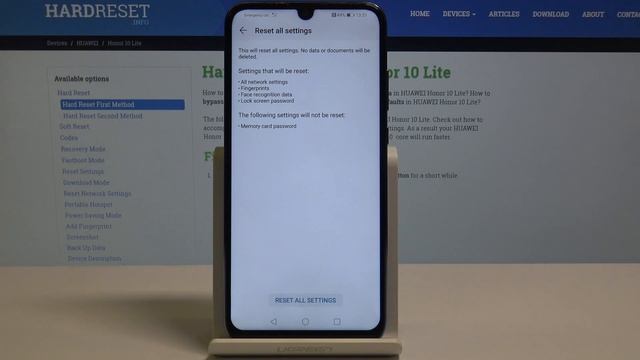 How to Reset Settings in Honor 10 Lite - Restore Default Settings смотреть онлайн