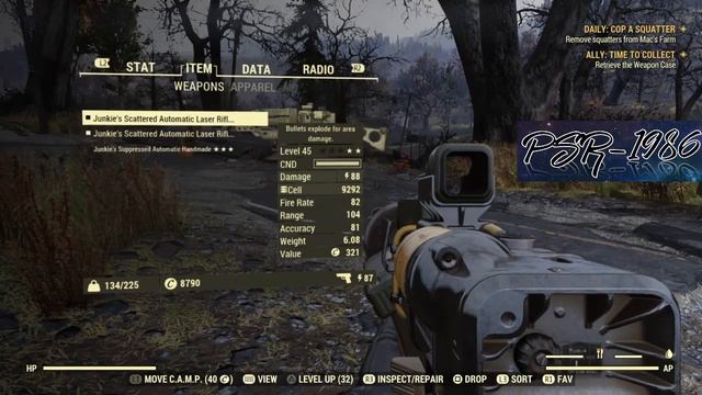 Fallout 76 - Make Duped Guns Unbreakable - OP Gun Glitch смотреть онлайн