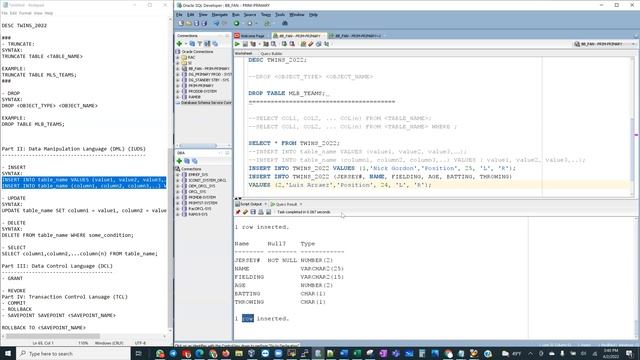 Introduction to Structured Query Language SQL Oracle Database смотреть онлайн