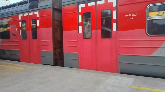 Электропоезд Эд4м 434 Москва железнодорожная Платформа Ольгино смотреть онлайн