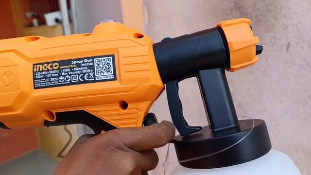 INGCO SPG3508 Spray Gun 450w ( @cybercrashunboxing  ) #spraypaint