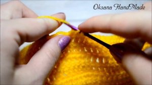 Мастер класс по вязанию капюшона крючком. Hooded crochet